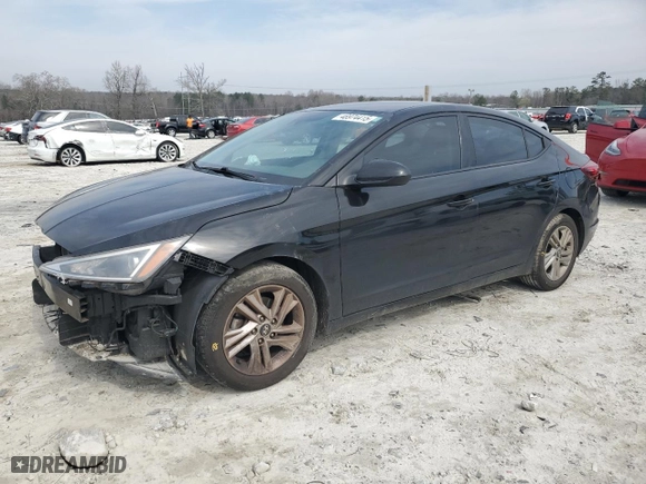 2019 Hyundai Elantra Preferred with VIN KMHD84LF2KU731120, listed as a Copart auction lot 48974415 with 133,488 mi miles and Salvage Title. Bid and sale history available at carsss.com. Image 1.