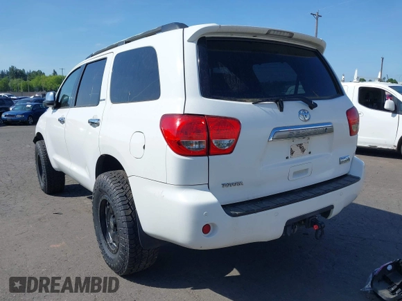 2008 Toyota Sequoia Limited with VIN 5TDBY68A08S017567, listed as a IAAI auction lot 42143328 with Not Provided miles and . Bid and sale history available at DreamBid. Image 3.