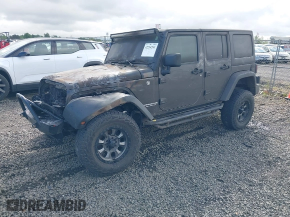 2017 Jeep Wrangler Unlimited Sport with VIN 1C4BJWDG8HL586490, listed as a IAAI auction lot 42254241 with Not provided miles and . Bid and sale history available at DreamBid. Image 2.