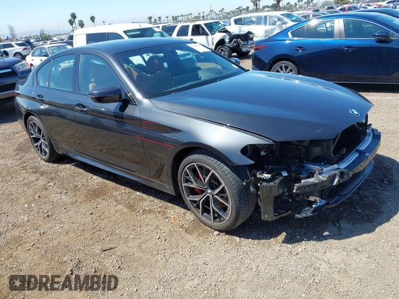 2023 BMW 5 Series 530i with VIN WBA53BH08PCL21884, listed as a IAAI auction lot 41991227 with 30,171 mi miles and . Bid and sale history available at DreamBid. Image 1.