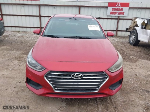2020 Hyundai Accent SE with VIN 3KPC24A67LE109942, listed as a IAAI auction lot 41518147 with 42,776 mi miles. Bid and sale history available at carsss.com. Image 12.