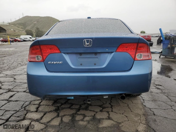 2007 Honda Civic Sdn EX with VIN 1HGFA16817L142037, listed as a Copart auction lot 48004795 with 0 mi miles and Salvage Title. Bid and sale history available at carsss.com. Image 6.