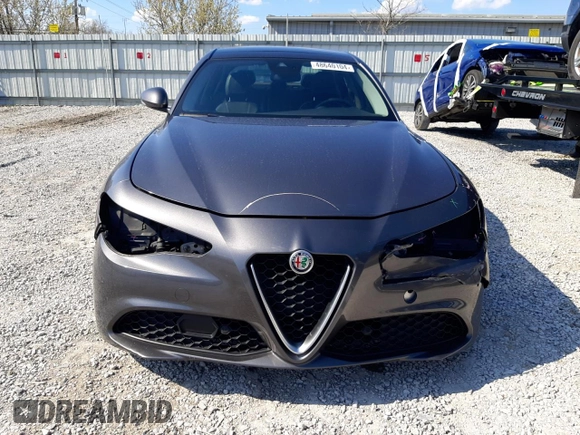 2017 Alfa Romeo Giulia with VIN ZARFAEBN1H7536624, listed as a Copart auction lot 48640104 with 100,829 mi miles and Salvage Title. Bid and sale history available at carsss.com. Image 5.