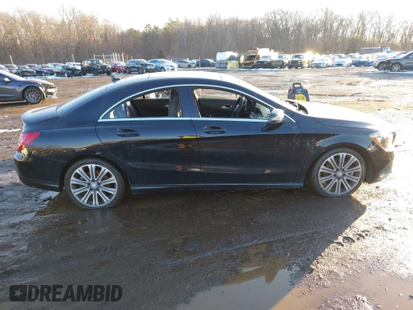 2017 Mercedes-Benz CLA with VIN WDDSJ4EB9HN455067, listed as a IAAI auction lot 41188890 with 1 mi miles. Bid and sale history available at carsss.com. Image 13.