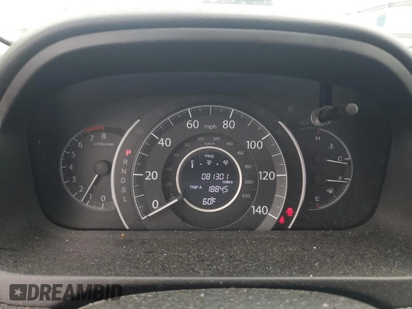 2015 Honda CR-V EX-L with VIN 5J6RM3H75FL007879, listed as a Copart auction lot 53157455 with 81,301 mi miles and Salvage Title. Bid and sale history available at carsss.com. Image 9.