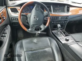 2014 Hyundai Equus Ultimate z VIN KMHGH4JH5EU075209, wystawiony jako Copart lot #69969664 z przebiegiem 196 422 mil mil oraz Szkody całkowita. Historia ofert i sprzedaży dostępna na DreamBid. Obrazek 8.