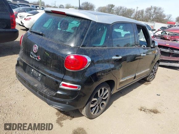2019 FIAT 500L with VIN ZFBNFACH0KZ042150, listed as a IAAI auction lot 41740513 with 59,550 mi miles and . Bid and sale history available at DreamBid. Image 4.