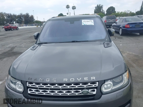 2016 Land Rover Range Rover Sport HSE with VIN SALWR2KF3GA659703, listed as a IAAI auction lot 42190173 with 128,735 mi miles and . Bid and sale history available at DreamBid. Image 6.