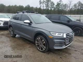 2018 Audi SQ5 Premium Plus with VIN WA1A4AFY9J2248548, listed as a Copart auction lot 81765003 with 45,804 mi miles and . Bid and sale history available at DreamBid. Image 4.