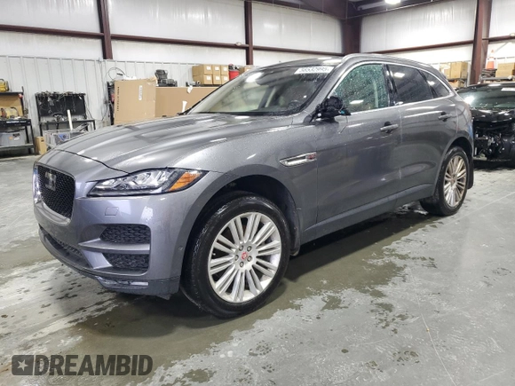 2019 Jaguar F-Pace 30t Portfolio z VIN SADCN2GX9KA357787, wystawiony jako Copart lot #56532995 z przebiegiem 97 594 mil mil oraz Czysty tytuł • Clean title. Historia ofert i sprzedaży dostępna na DreamBid. Obrazek 1.