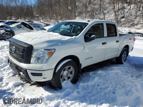 2021 Nissan Titan S with VIN 1N6AA1EC5MN507265, listed as a Copart auction lot 88910405 with 99,240 mi miles and Clean title. Bid and sale history available at DreamBid. Image 1.