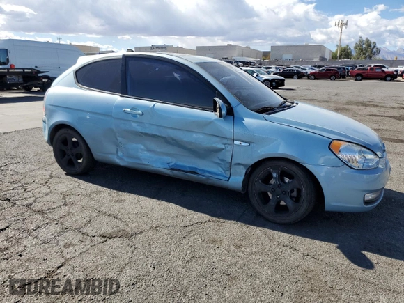 2009 Hyundai Accent Auto SE with VIN KMHCN36C69U128939, listed as a Copart auction lot 76061794 with 85,695 mi miles and Salvage Title. Bid and sale history available at carsss.com. Image 4.