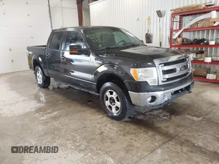 2013 Ford F-150 XL with VIN 1FTFW1EF0DFA07061, listed as a IAAI auction lot 41655268 with 286,537 mi miles. Bid and sale history available at carsss.com. Image 1.