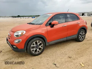 2016 FIAT 500X Trekking with VIN ZFBCFXCT2GP367075, listed as a Copart auction lot 62720515 with 87,593 mi miles and Salvage title. Bid and sale history available at DreamBid. Image 1.