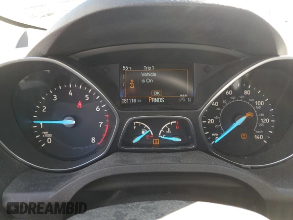 2019 Ford Escape SE with VIN 1FMCU0GD5KUA32704, listed as a Copart auction lot 49691715 with 81,116 mi miles and Salvage Title. Bid and sale history available at carsss.com. Image 9.