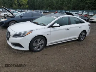 2017 Hyundai Sonata Hybrid Limited with VIN KMHE34L1XHA059244, listed as a Copart auction lot 65961053 with 124,907 mi miles. Bid and sale history available at carsss.com. Image 1.