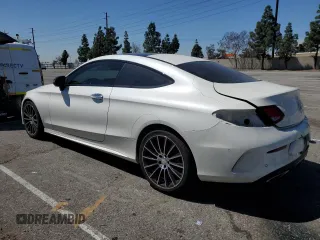 2017 Mercedes-Benz C 300 with VIN WDDWJ4JB1HF378289, listed as a Copart auction lot 52570555 with 106,355 mi miles and Salvage Title. Bid and sale history available at carsss.com. Image 2.