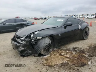 2020 Nissan 370Z with VIN JN1AZ4EH8LM823212, listed as a Copart auction lot 58643355 with 39,847 mi miles and Salvage title. Bid and sale history available at DreamBid. Image 1.