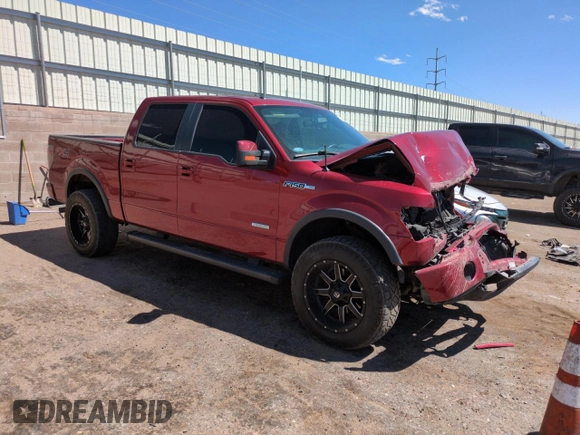 2014 Ford F-150 XL with VIN 1FTFW1ET3EKE83125, listed as a Copart auction lot 56686965 with Not provided miles and Salvage title. Bid and sale history available at DreamBid. Image 4.