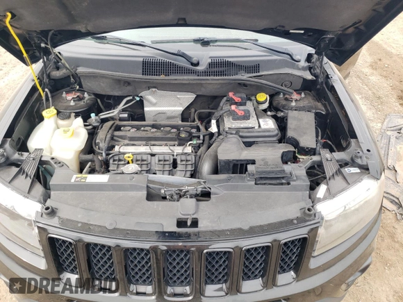 2014 Jeep Compass Altitude with VIN 1C4NJCBA8ED730183, listed as a Copart auction lot 73128034 with 76,993 mi miles and Salvage Title. Bid and sale history available at carsss.com. Image 12.