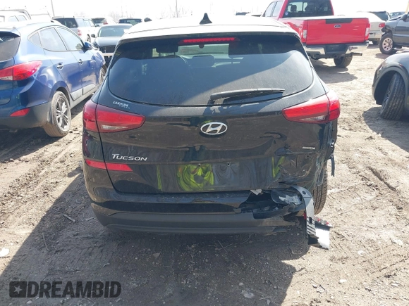 2019 Hyundai Tucson SE with VIN KM8J2CA4XKU852946, listed as a IAAI auction lot 41784214 with 120,857 mi miles. Bid and sale history available at carsss.com. Image 16.