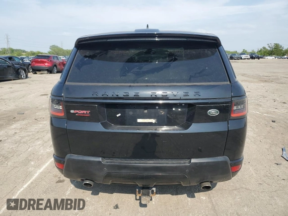 2016 Land Rover Range Rover Sport HSE with VIN SALWS2VF6GA553648, listed as a Copart auction lot 59195345 with 93,649 mi miles and Clean title. Bid and sale history available at DreamBid. Image 6.