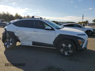 2025 Hyundai Kona SEL Convenience with VIN KM8HCCAB2SU203748, listed as a Copart auction lot 73600544 with 292 mi miles and Salvage Title. Bid and sale history available at DreamBid. Image 4.