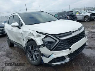 2023 Kia Sportage SX-Prestige with VIN KNDPXCAG9P7031742, listed as a IAAI auction lot 41136293 with 27,361 mi miles and . Bid and sale history available at DreamBid. Image 1.
