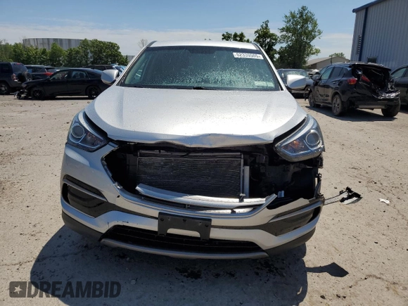 2017 Hyundai Santa Fe 2.4L with VIN 5XYZTDLB0HG466987, listed as a Copart auction lot 62330505 with 108,924 mi miles and Salvage title. Bid and sale history available at DreamBid. Image 5.