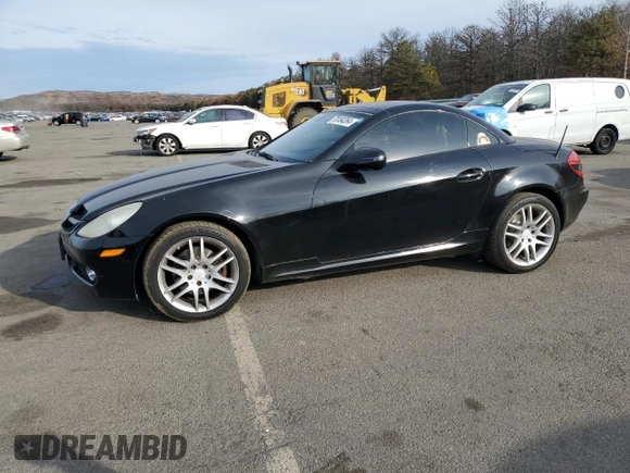 2009 Mercedes-Benz SLK-Class 3.0L with VIN WDBWK54F69F210840, listed as a Copart auction lot 78184264 with 139,871 mi miles and Salvage Title. Bid and sale history available at carsss.com. Image 1.
