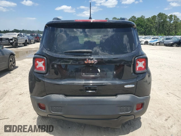 2020 Jeep Renegade Latitude with VIN ZACNJABB2LPL79764, listed as a Copart auction lot 55154135 with 79,101 mi miles and Salvage Title. Bid and sale history available at carsss.com. Image 6.