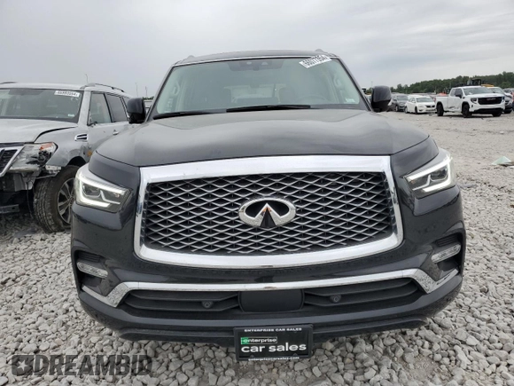 2022 Infiniti QX80 PREMIUM SELECT with VIN JN8AZ2AE1N9292782, listed as a Copart auction lot 66077354 with 55,075 mi miles and Salvage Title. Bid and sale history available at carsss.com. Image 5.