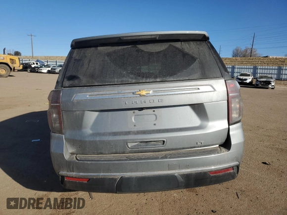 2023 Chevrolet Tahoe LT with VIN 1GNSKNKD9PR248468, listed as a Copart auction lot 44017035 with Not provided miles and Salvage title. Bid and sale history available at DreamBid. Image 6.