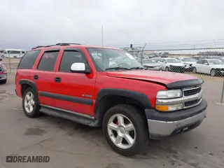 2001 Chevrolet Tahoe LS with VIN 1GNEK13T31J281614, listed as a IAAI auction lot 41841131 with 1 mi miles. Bid and sale history available at carsss.com. Image 1.
