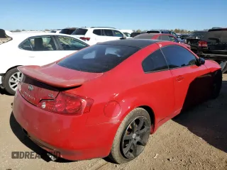 2005 Infiniti G35 Coupe with VIN JNKCV54E95M415074, listed as a Copart auction lot 76621814 with 307,474 mi miles and Salvage Title. Bid and sale history available at carsss.com. Image 3.