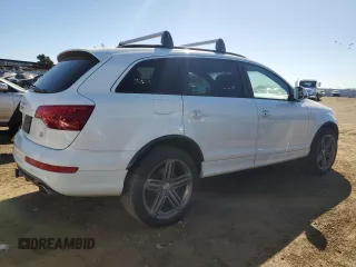 2015 Audi Q7 3.0L TDI Prestige with VIN WA1WMAFE0FD016301, listed as a Copart auction lot 46296335 with 86,984 mi miles and Salvage Title. Bid and sale history available at carsss.com. Image 3.