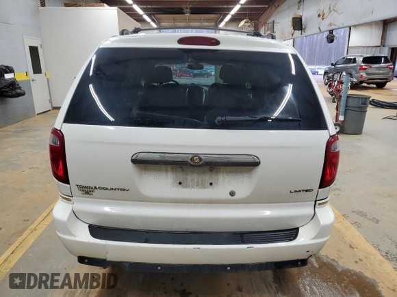 2007 Chrysler Town & Country Limited with VIN 2A8GP64L47R171635, listed as a Copart auction lot 44919485 with 172,136 mi miles and Salvage Title. Bid and sale history available at DreamBid. Image 6.