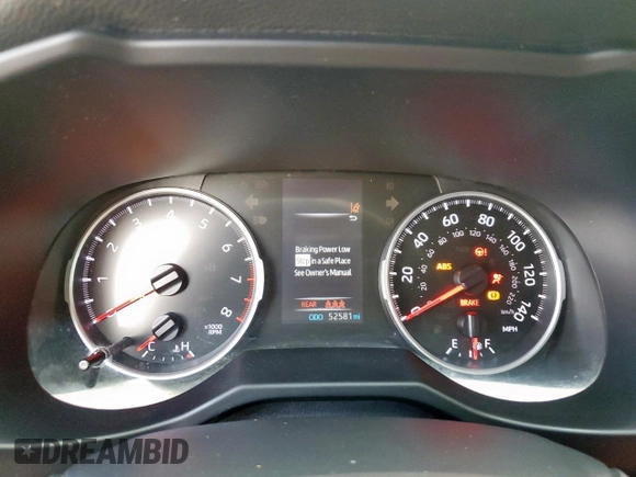 2022 Toyota RAV4 LE with VIN 2T3H1RFV3NC201287, listed as a Copart auction lot 63579475 with 52,581 mi miles and Salvage title. Bid and sale history available at DreamBid. Image 9.