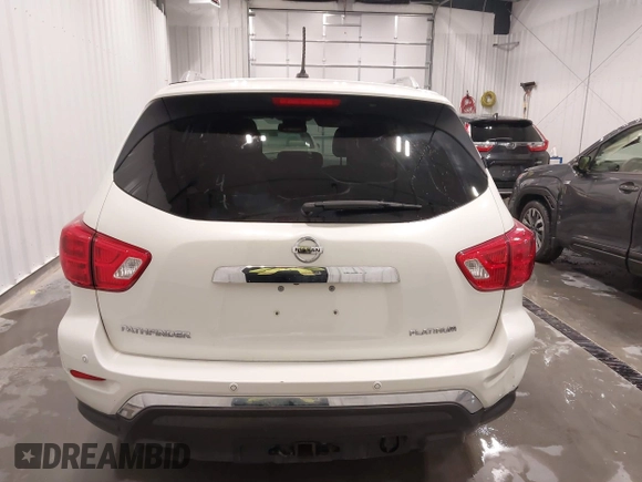 2017 Nissan Pathfinder SV with VIN 5N1DR2MN2HC658577, listed as a IAAI auction lot 41477472 with 40,231 mi miles and . Bid and sale history available at DreamBid. Image 17.