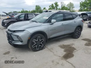 2024 Chevrolet Blazer RS with VIN 3GNKBERS9RS245171, listed as a Copart auction lot 55839285 with 9,083 mi miles and Salvage title. Bid and sale history available at DreamBid. Image 1.