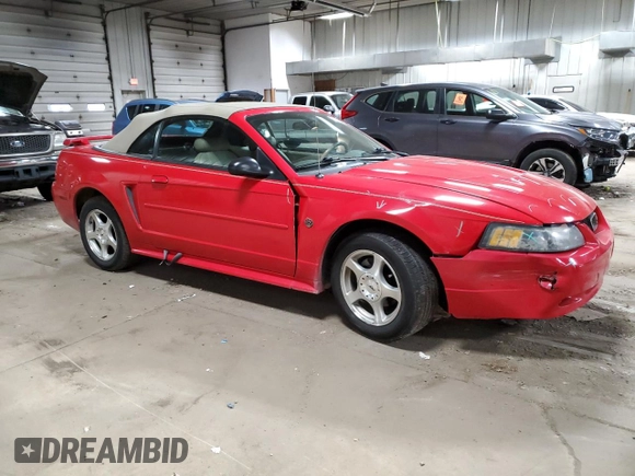 2004 Ford Mustang Deluxe with VIN 1FAFP44604F159640, listed as a Copart auction lot 53284015 with 86,357 mi miles and Clean Title. Bid and sale history available at carsss.com. Image 4.