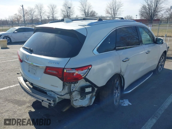 2014 Acura MDX Advance with VIN 5FRYD4H80EB024850, listed as a IAAI auction lot 41802591 with 116,948 mi miles and . Bid and sale history available at carsss.com. Image 4.