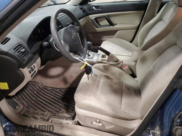 2008 Subaru Legacy Special z VIN 4S3BL616X87219962, wystawiony jako Copart lot #52304605 z przebiegiem 78 786 mil mil oraz Szkoda całkowita • Salvage title. Historia ofert i sprzedaży dostępna na DreamBid. Obrazek 7.