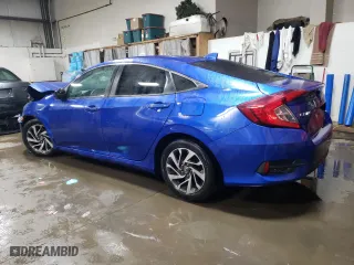 2017 Honda Civic Sedan EX with VIN 19XFC2F79HE081326, listed as a Copart auction lot 42288255 with 53,547 mi miles and Salvage Title. Bid and sale history available at carsss.com. Image 2.
