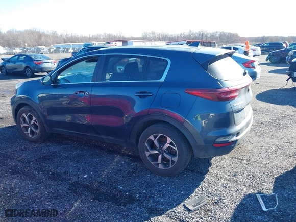 2021 Kia Sportage LX with VIN KNDPM3AC4M7920949, listed as a IAAI auction lot 41856785 with 39,200 mi miles. Bid and sale history available at carsss.com. Image 13.
