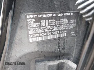 2014 BMW X3 xDrive35i z VIN 5UXWX7C5XE0E77033, wystawiony jako IAAI lot #42342043 z przebiegiem 117 992 mil mil oraz . Historia ofert i sprzedaży dostępna na DreamBid. Obrazek 9.