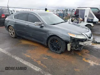 2010 Acura TL Tech with VIN 19UUA8F5XAA000617, listed as a IAAI auction lot 41781923 with 206,025 mi miles. Bid and sale history available at carsss.com. Image 1.