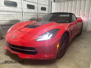 2014 Chevrolet Corvette 3LT with VIN 1G1YF3D75E5117036, listed as a Copart auction lot 73255424 with 73,695 mi miles and Clean Title. Bid and sale history available at carsss.com. Image 2.