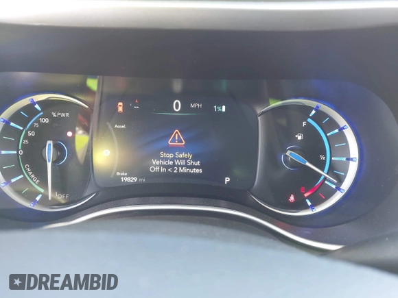 2024 Chrysler Pacifica Hybrid Select with VIN 2C4RC1S74RR153420, listed as a IAAI auction lot 42368593 with 19,829 mi miles and . Bid and sale history available at DreamBid. Image 7.