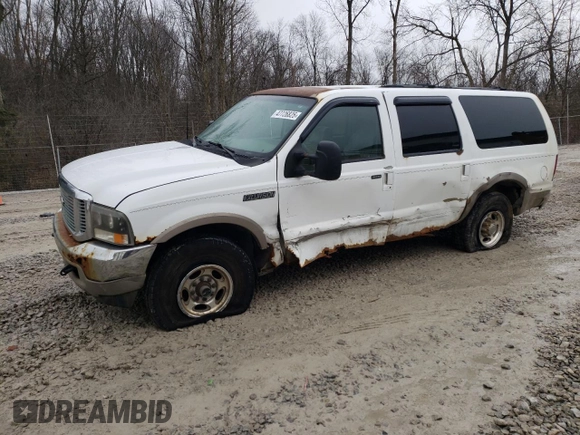 2001 Ford Excursion Limited z VIN 1FMSU43F51EA01083, wystawiony jako Copart lot #47726825 z przebiegiem 343 791 mil mil oraz Szkody całkowita. Historia ofert i sprzedaży dostępna na DreamBid. Obrazek 1.